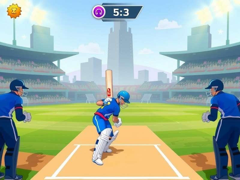 Cricket Ace Whiz gameplay screenshot